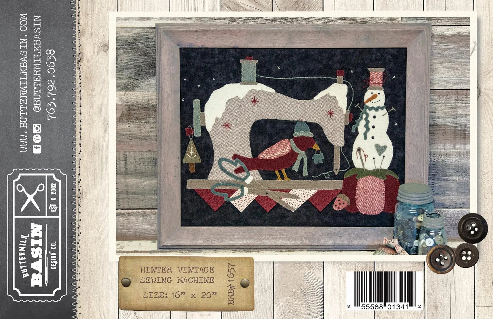 Winter Vintage Sewing Machine - Linda's Electric Quilters