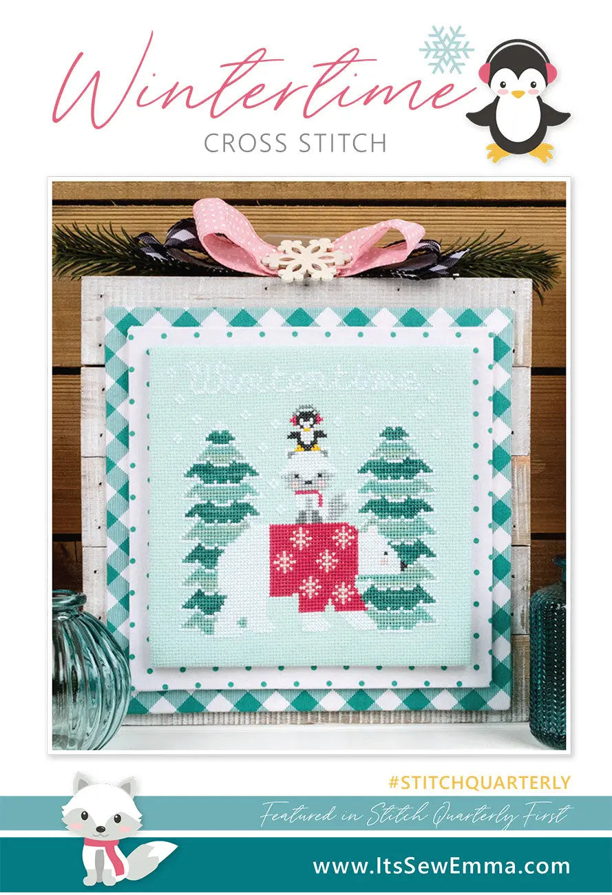 Wintertime Cross Stitch Pattern Checker Distributor