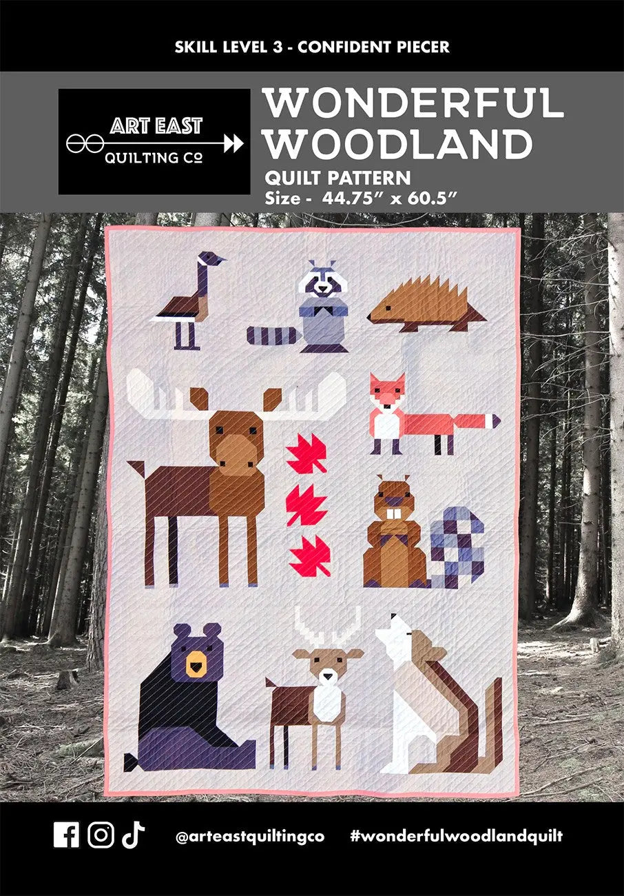 Wonderful Woodland Quilt Pattern - Linda's Electric Quilters
