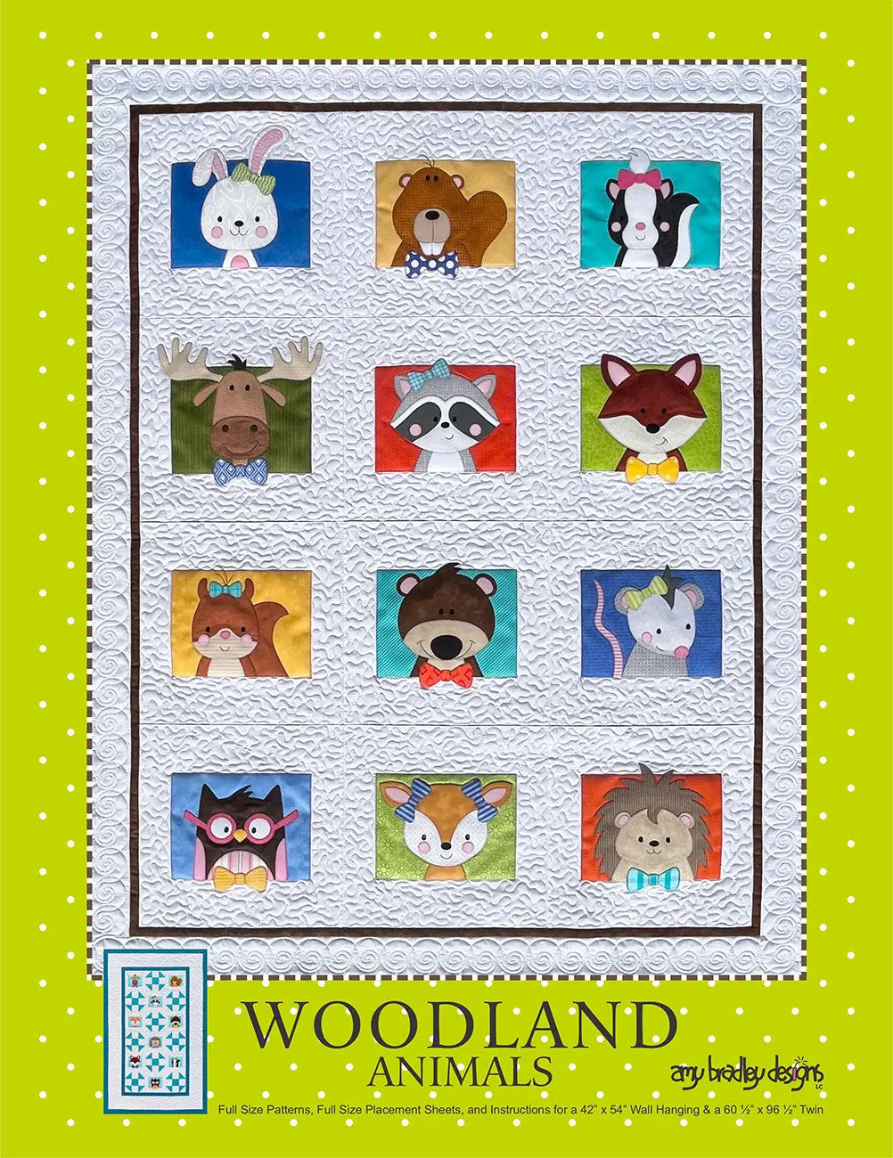 Woodland Animals Quilt Pattern - Linda's Electric Quilters