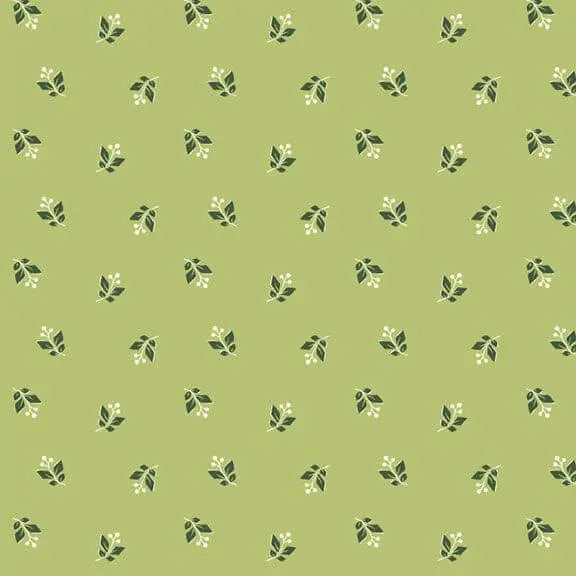 Woof and Warp - Berries - Lime 44" / 45" Fabric Per Yard The Fabric Company