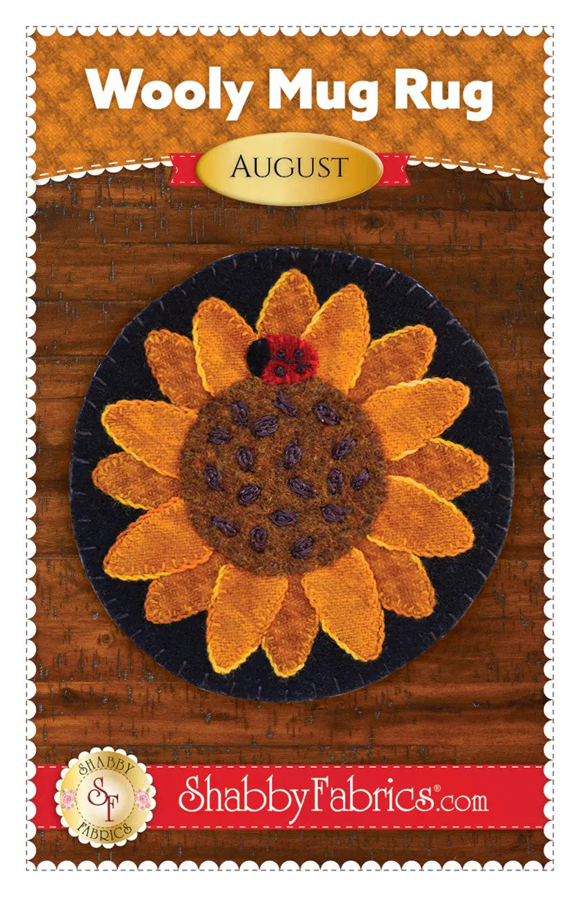Wooly Mug Rug August Checker Distributor