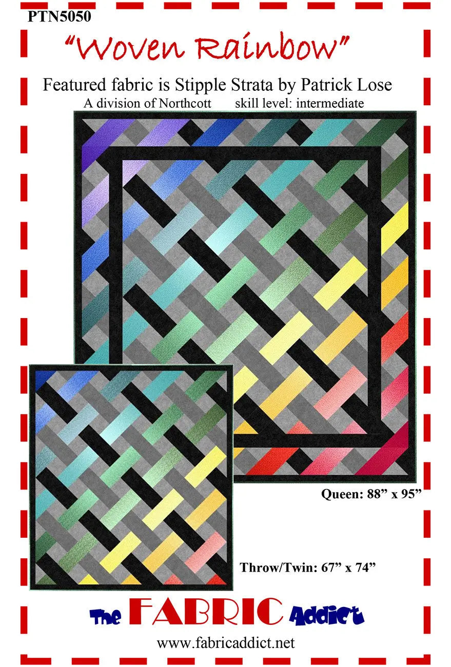 Woven Rainbow Checker Distributor