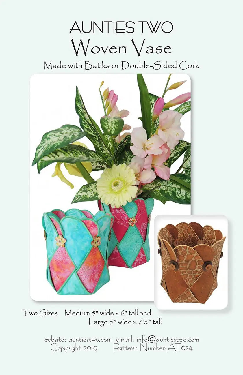 Woven Vase - Linda's Electric Quilters