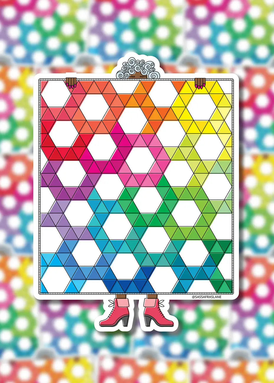 Wynkoop Court Quilt Stickers - Linda's Electric Quilters
