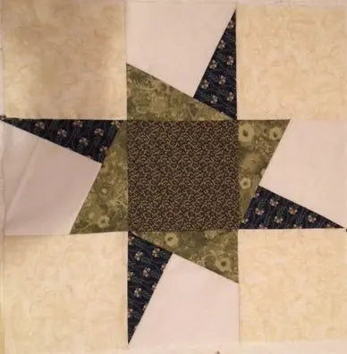 X-Block Dancing Stars Pattern Cactus Queen Quilt Company