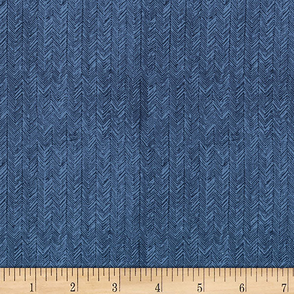 24/7 Herringbone Denim quilting fabric by Hoffman