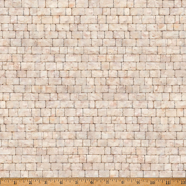 Bonjour Belle Antique Beige quilting fabric by Hoffman