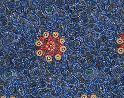Yallaroo Blue quilting fabric by M and S Textiles Australia