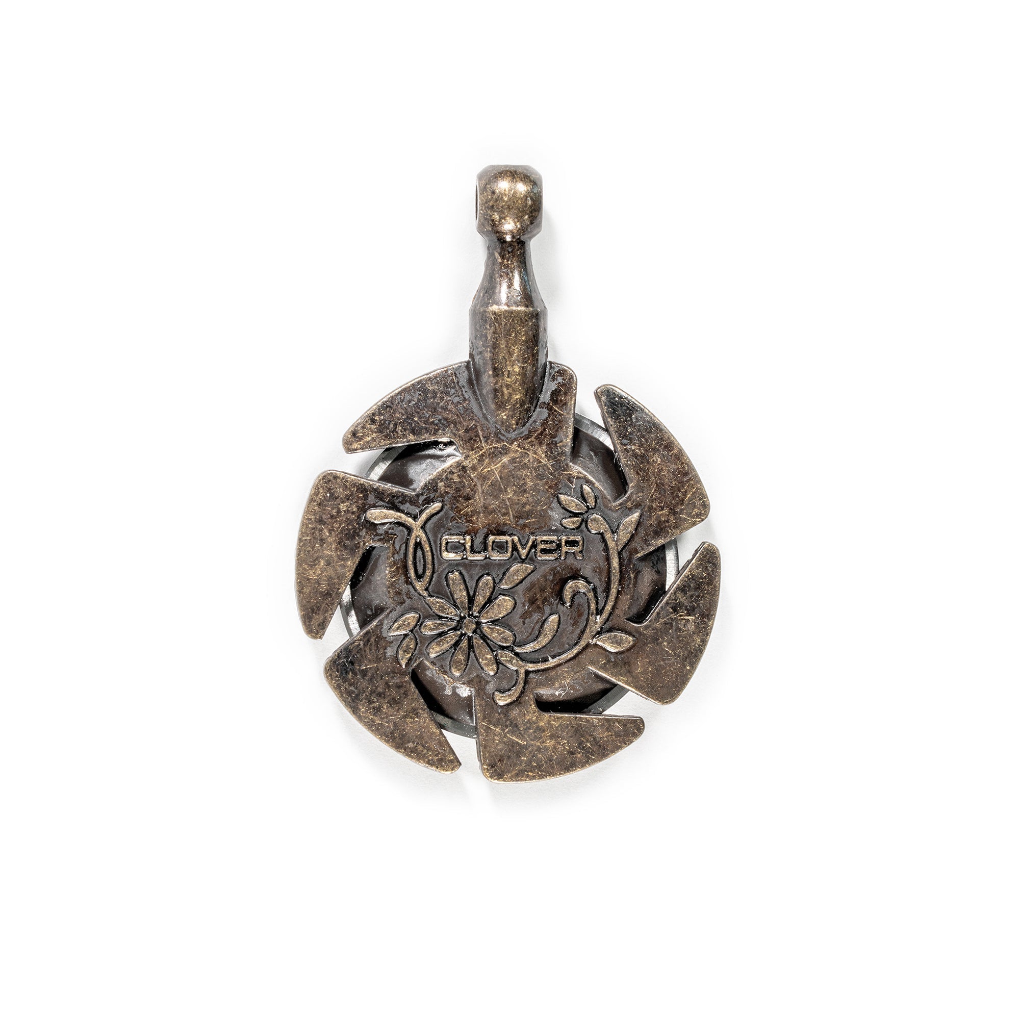 Yarn Cutter Pendant (Antique Gold)