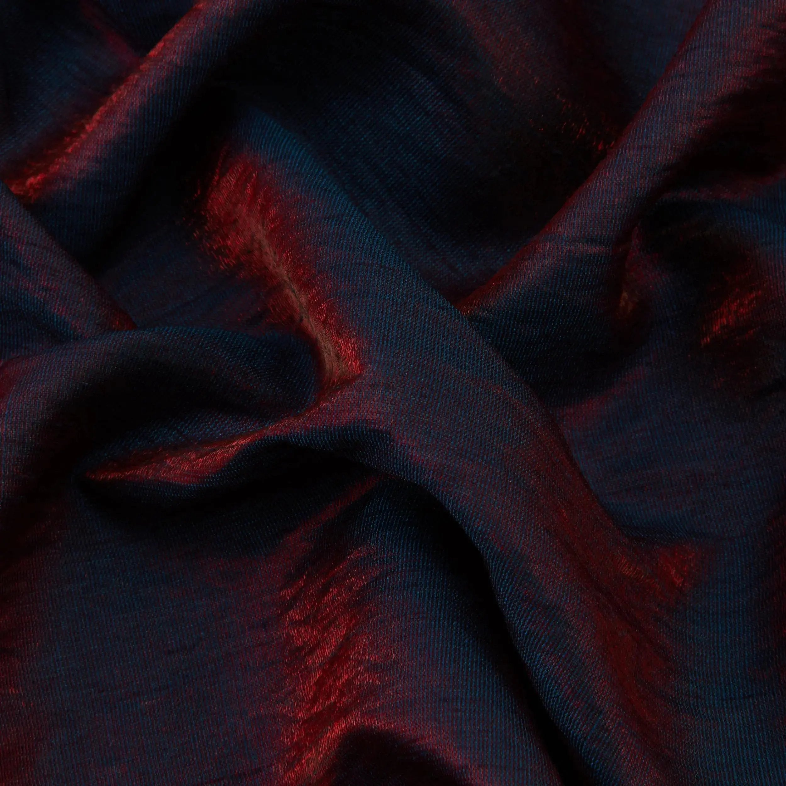 Yaya Han Dual Fantasy Dupioni 54" Royal Red Fabric Per Yard Famore