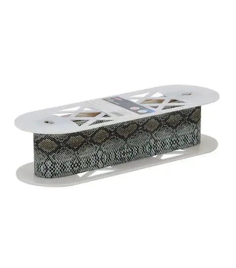 Yaya Han Sew on Dual Trim 2.31'' Snake Print - Per Yard Famore