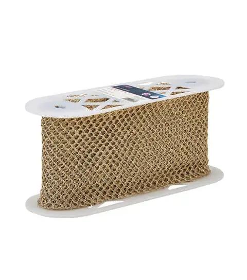 Yaya Han Sew on Mesh Trim 4.5" Gold - Per Yard Famore