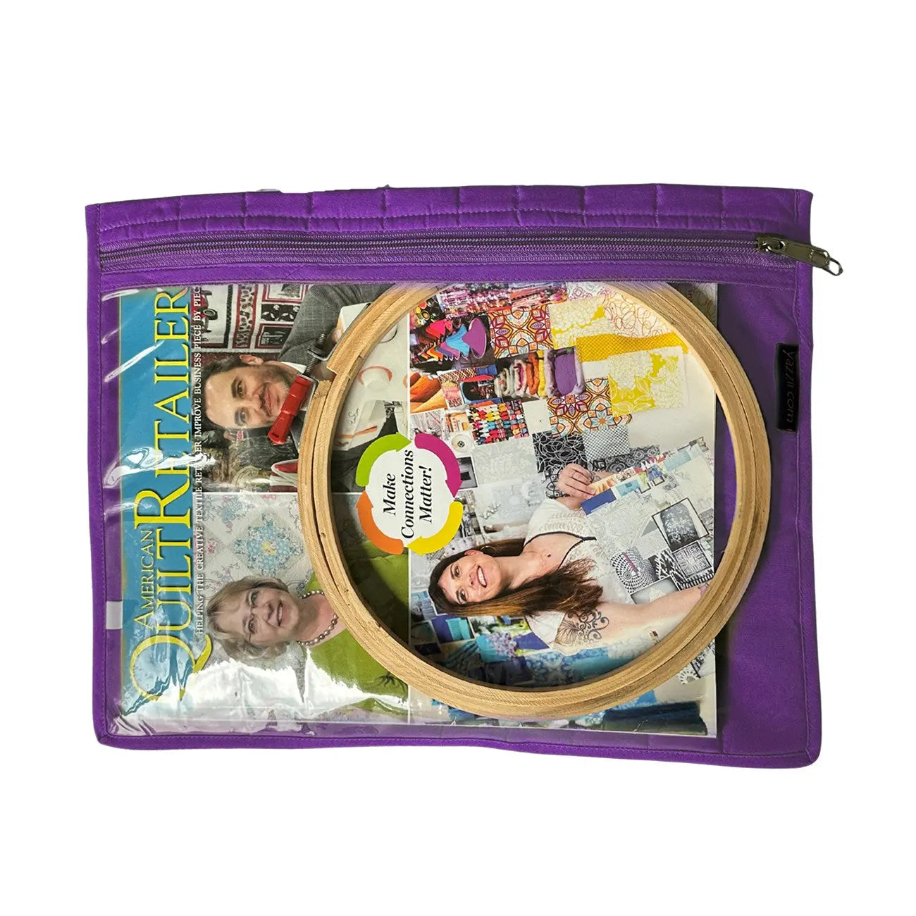 Yazzii Travel Pouch Purple - Linda's Electric Quilters