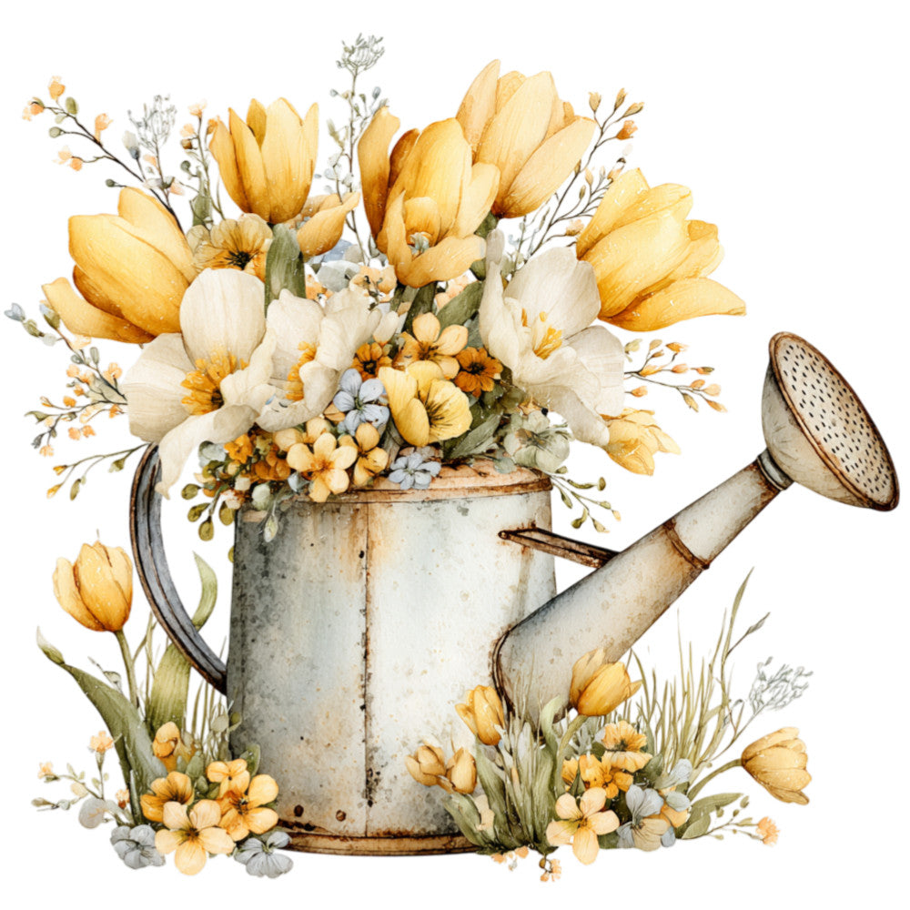 Yellow Farmhouse Fabric Panel 10