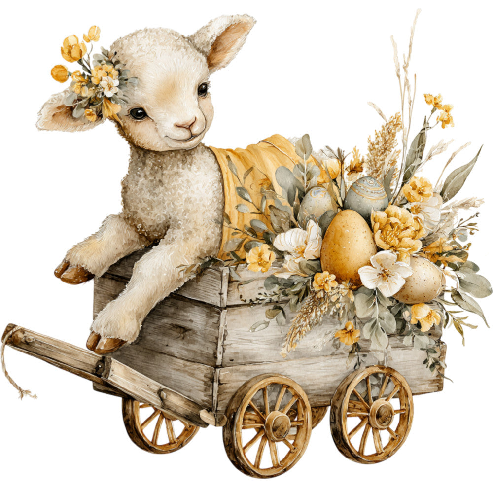Yellow Farmhouse Fabric Panel 30