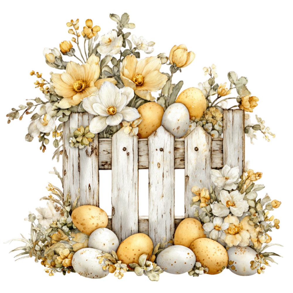 Yellow Farmhouse Fabric Panel 4