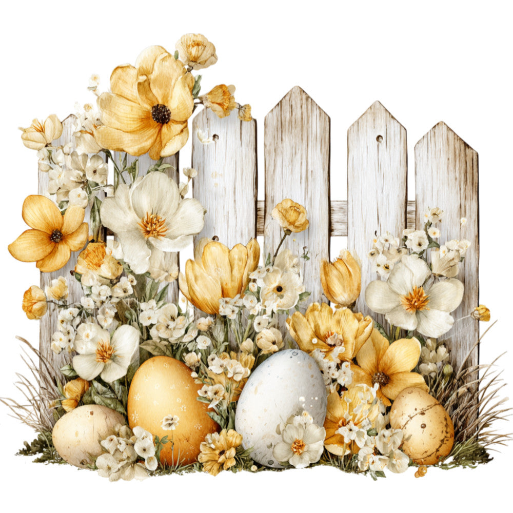 Yellow Farmhouse Fabric Panel 5