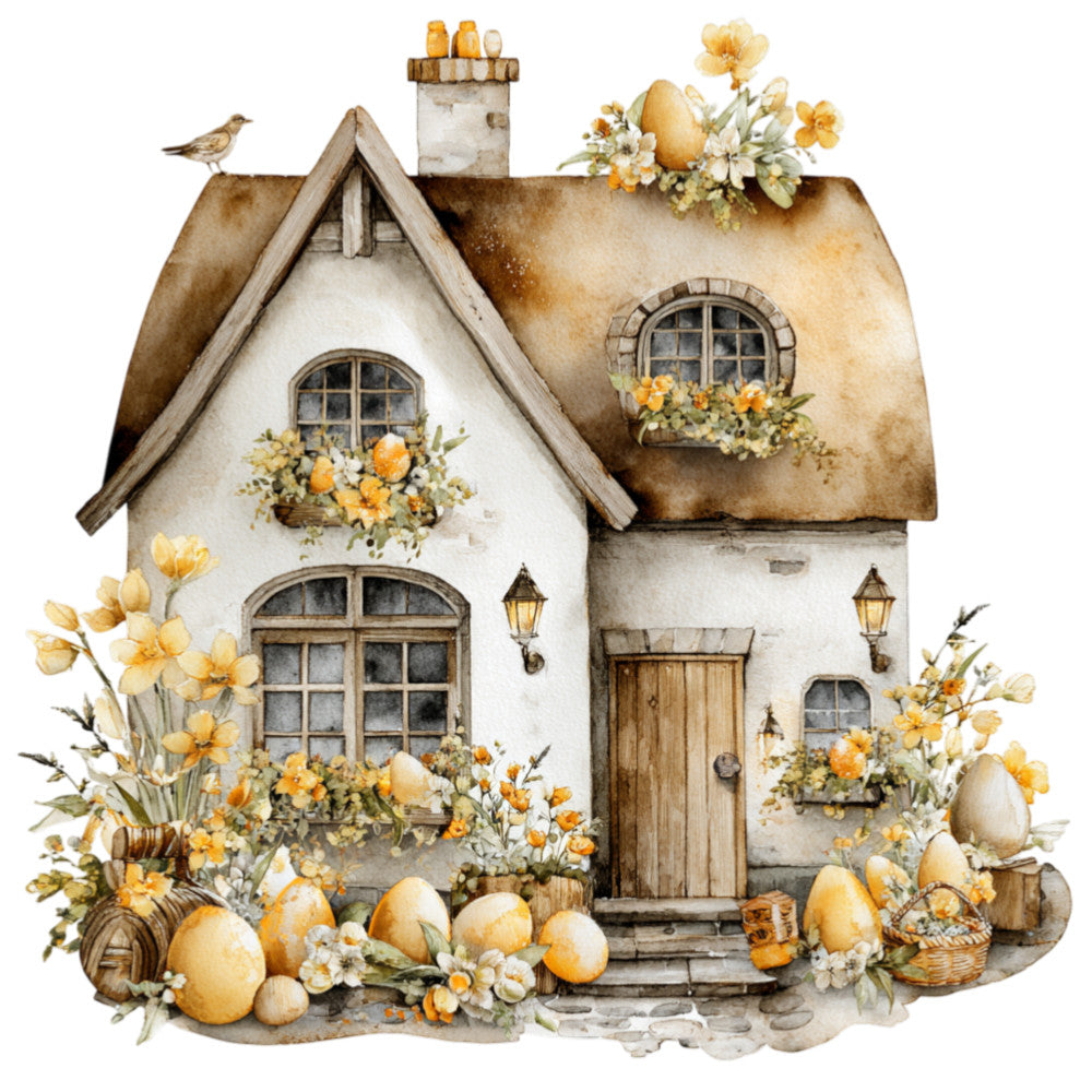 Yellow Farmhouse Fabric Panel 7