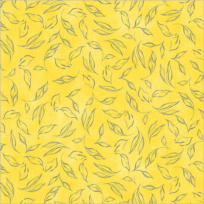 Yellow Verona Float Cotton 44”/45” Fabric Per Yard