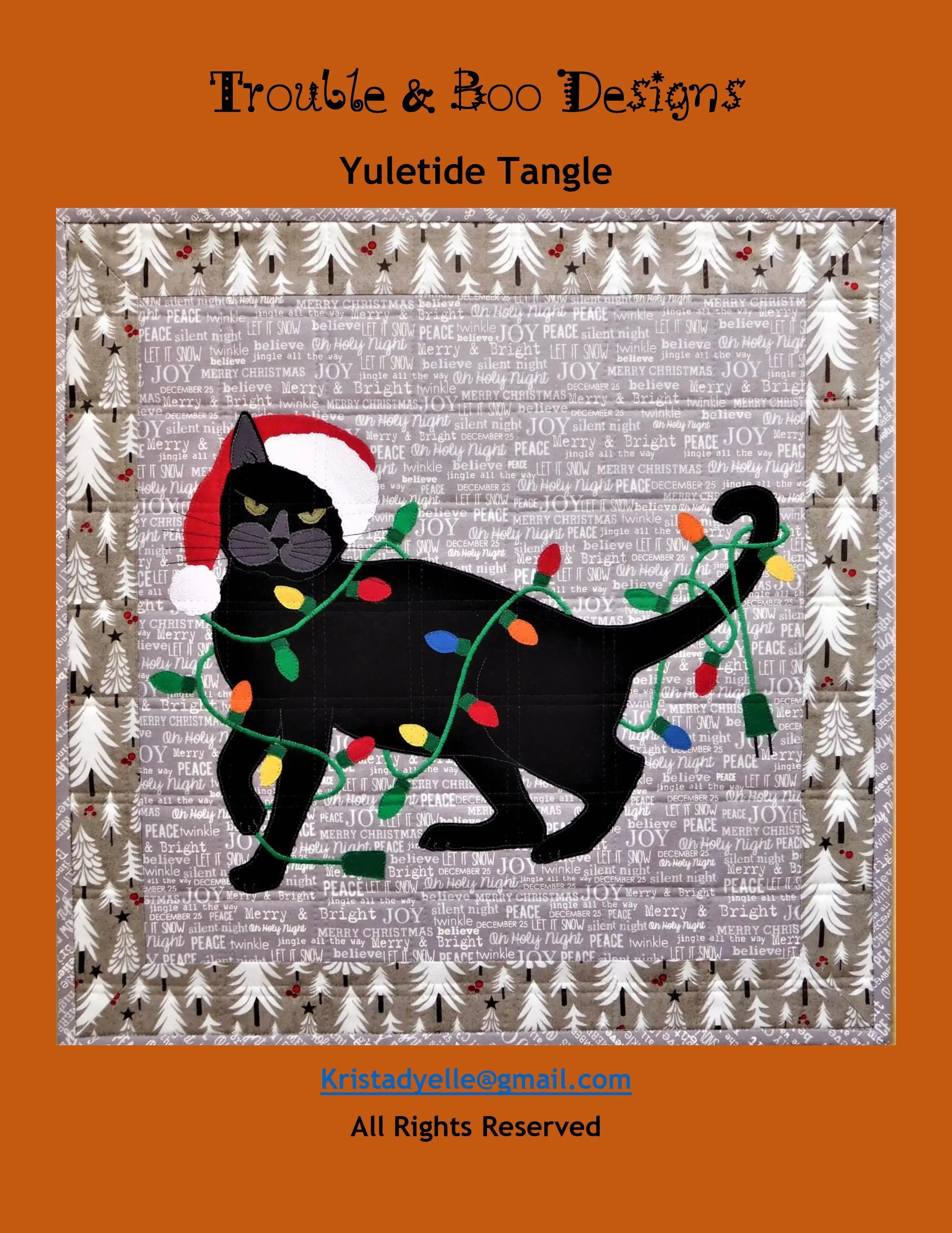 Yuletide Tangle - Linda's Electric Quilters