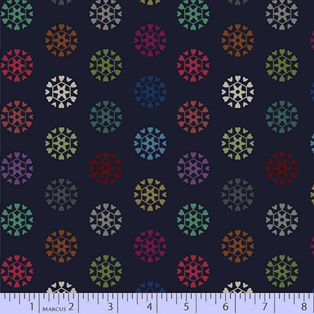 Galactic 60" Backing - Navy 44" / 45" Fabric Per Yard