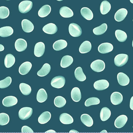 Shells - Sun Moments - Blue 44" / 45" Fabric Per Yard