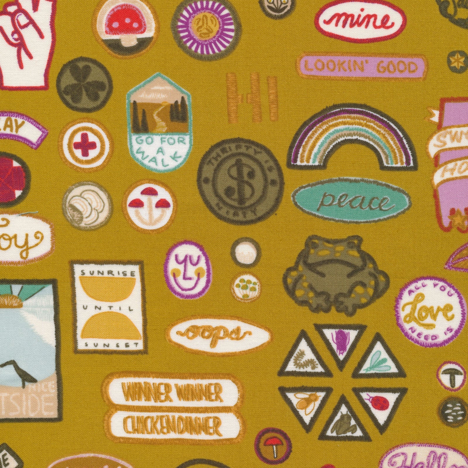 Into The Woods - You've Earned It 44" / 45" Fabric Per Yard