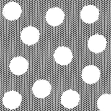 Henry Glass Welcome Winter fuzzy dot knit ground gray quilting cotton 3 yard pack