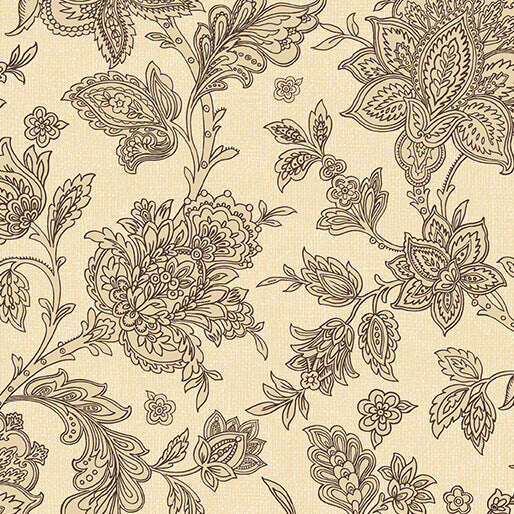 The Drawing Room - Decantor - Beige 44" / 45" Fabric Per Yard
