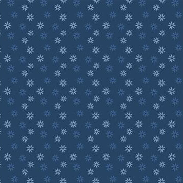 Summertime Daydream - Daisies All Over - Navy 44" / 45" Fabric Per Yard