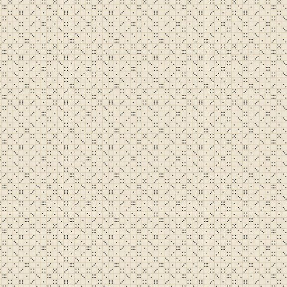 Full House - Dice - Beige 44" / 45" Fabric Per Yard