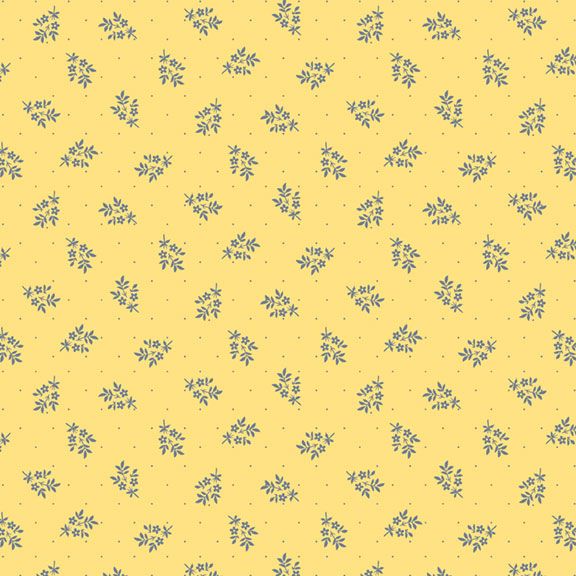 Woof and Warp - Bouquet - Maize 44" / 45" Fabric Per Yard