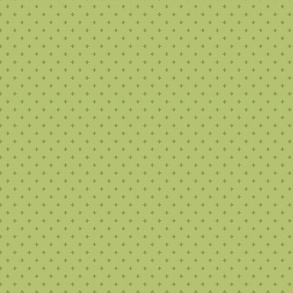 Woof and Warp - Mini Diamond - Lime 44" / 45" Fabric Per Yard
