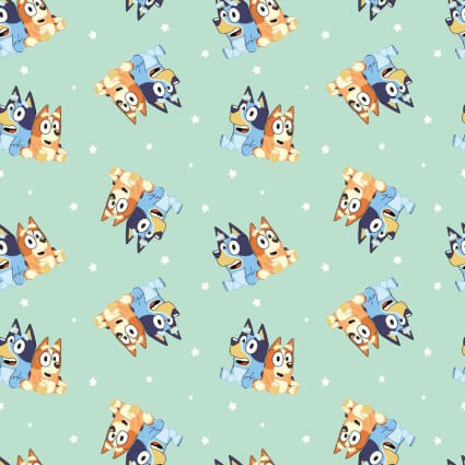 Bluey & Bingo - Best Friends 44" / 45" Fabric Per Yard