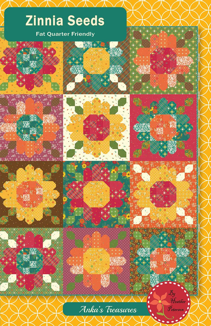 Zinnia Seeds - Linda's Electric Quilters
