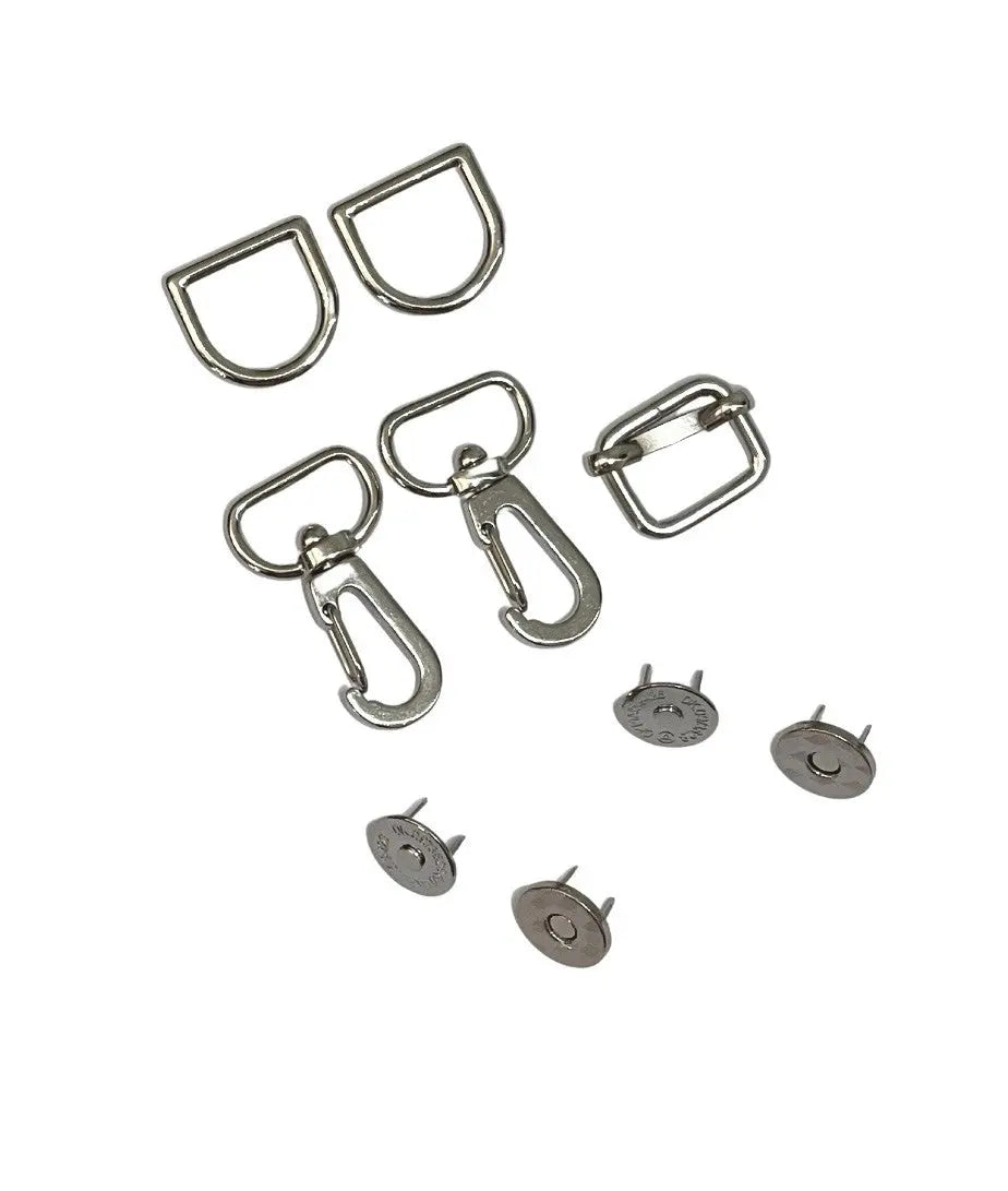 Zip and Clip Bag Hardware Kit - Linda's Electric Quilters