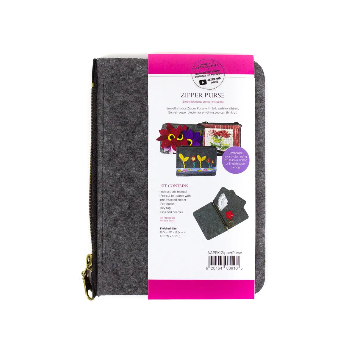 Zipper Purse Kit WonderFil USA