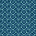 Blue Fancy Tiles geometric quilting fabric by Marcus