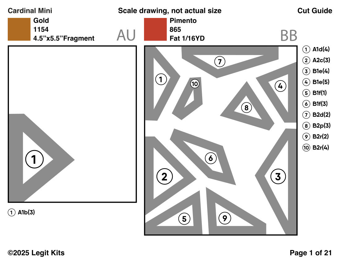 Cardinal Mini Pattern