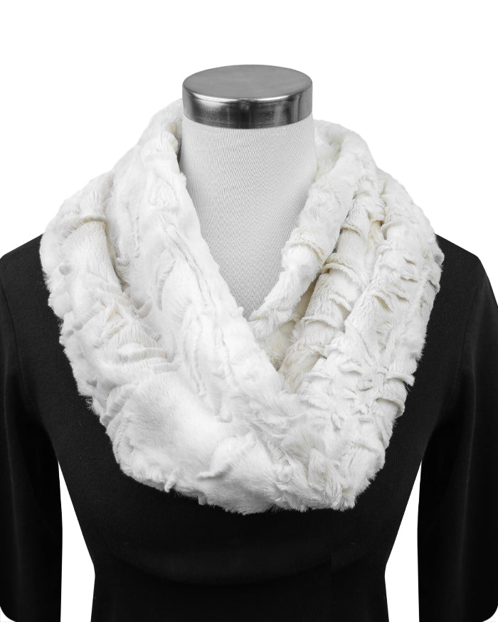Srb.Poppy/Pearl Infinity Scarf 19"X 36" Kit