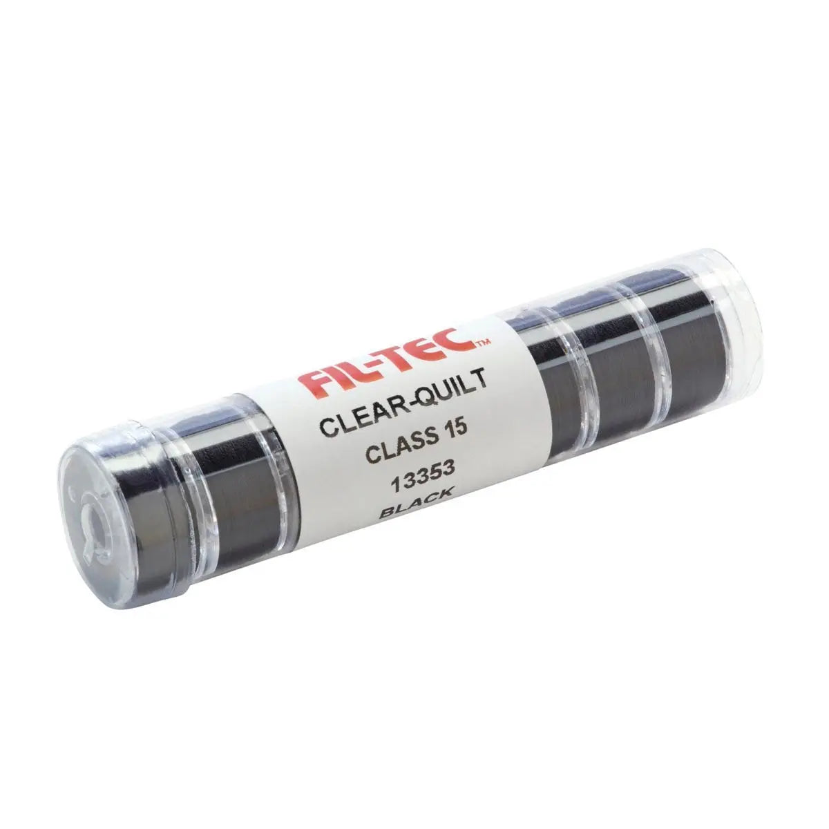 13353 Black Prewound Clear-Quilt Style 15/A Bobbin Tube - Linda's Electric Quilters