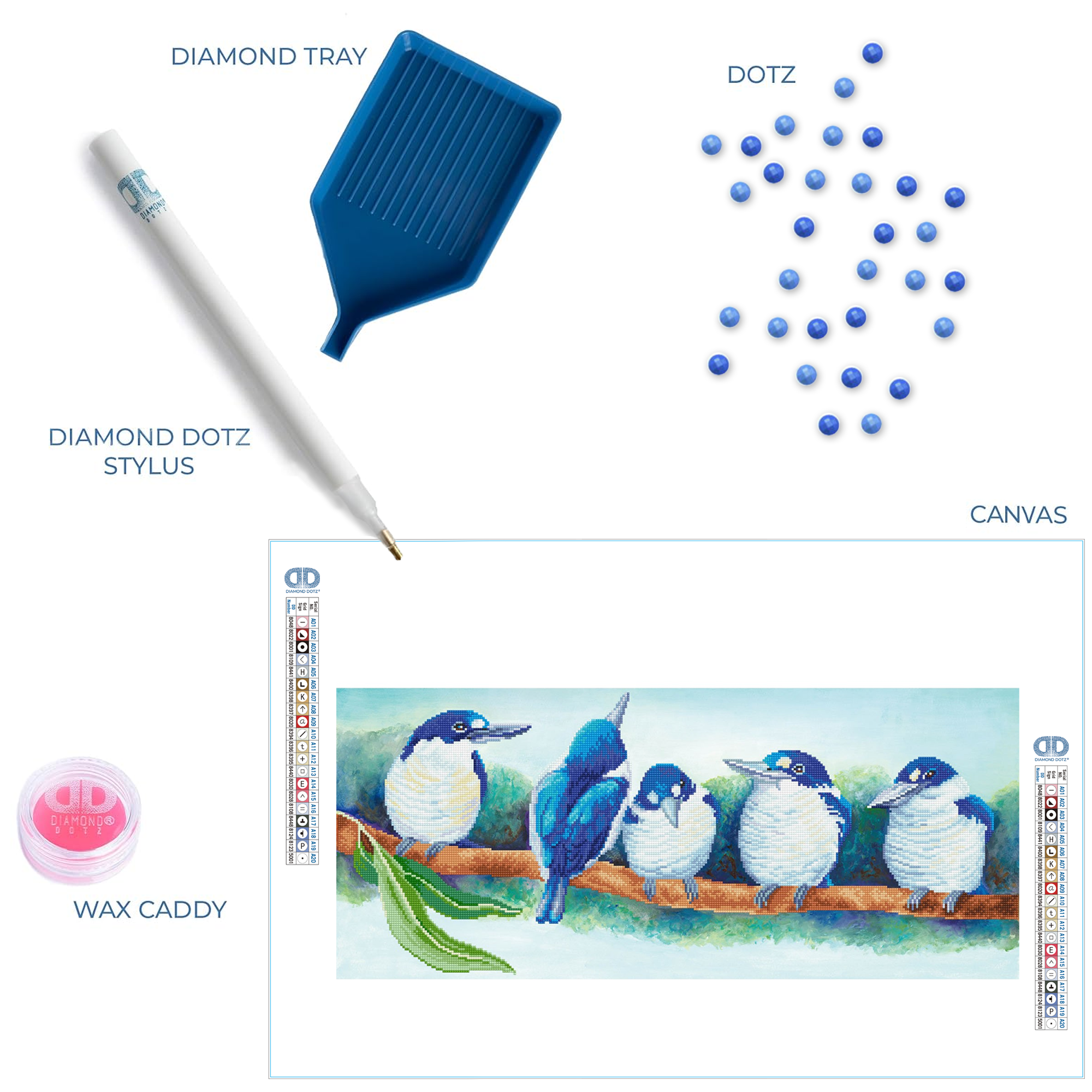 Diamond Dotz Kingfisher Politics - 34.3" x 14.6"