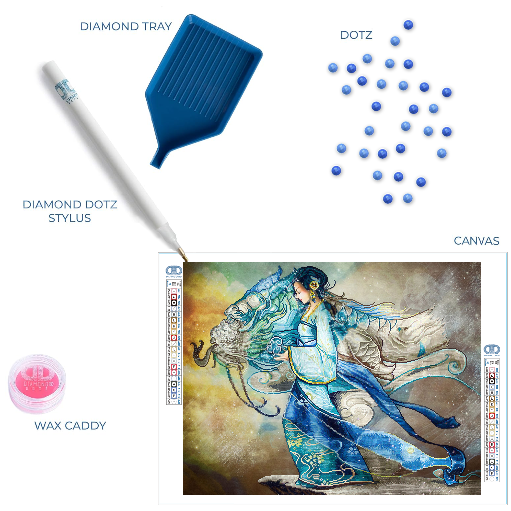 Diamond Dotz Dragon Princess - 33.5" x 26.4"