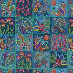 Patchwork Hug Multi Cotton 44"/45" Fabric Per Yard