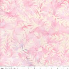 Expressions Sassy and Tweet Piggy Pink batik quilting fabric by Riley Blake