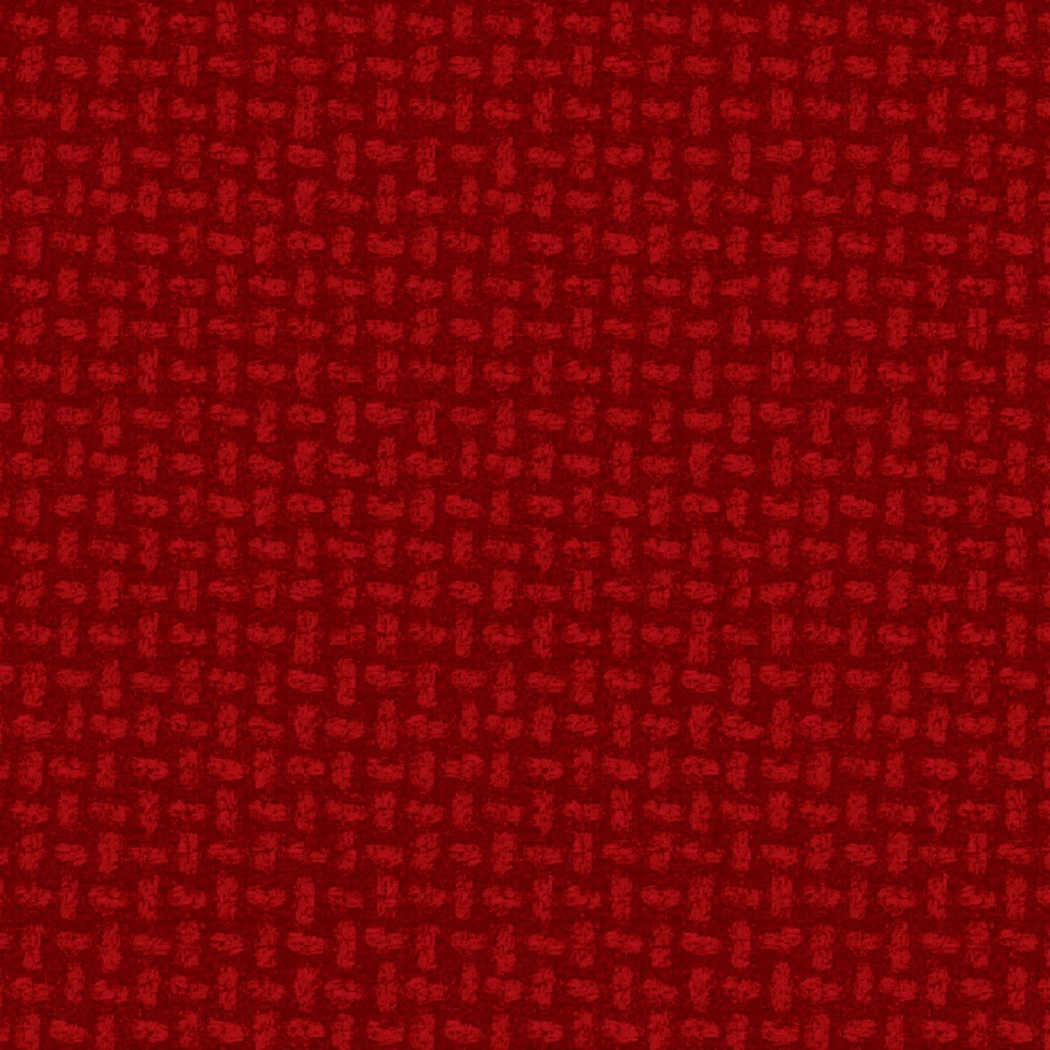 Woolies Flannel Basket Weave Red quilting flannel by Maywood