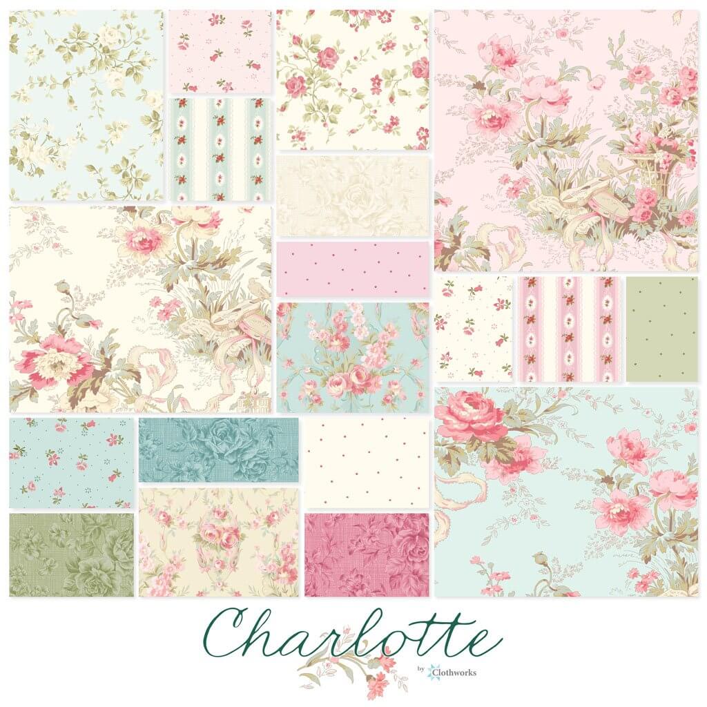Charlotte by Clothworks - 10x10 Layer Cake (42 Cuts)