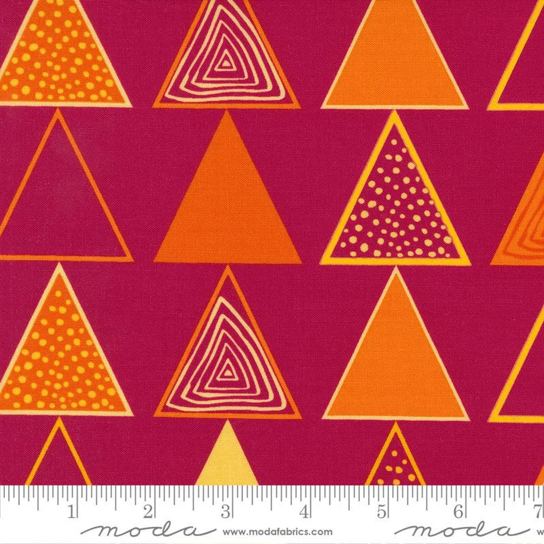 Creativity Roars Pomegranate 44"/45" Fabric Per Yard