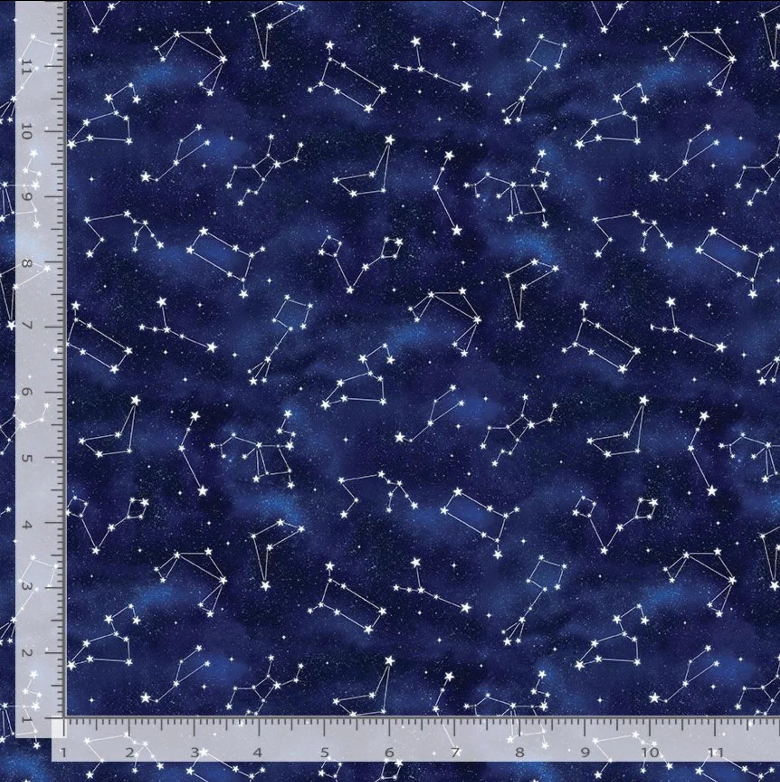 Owl Always Love Constellations Night Blue 44"/45" Fabric Per Yard